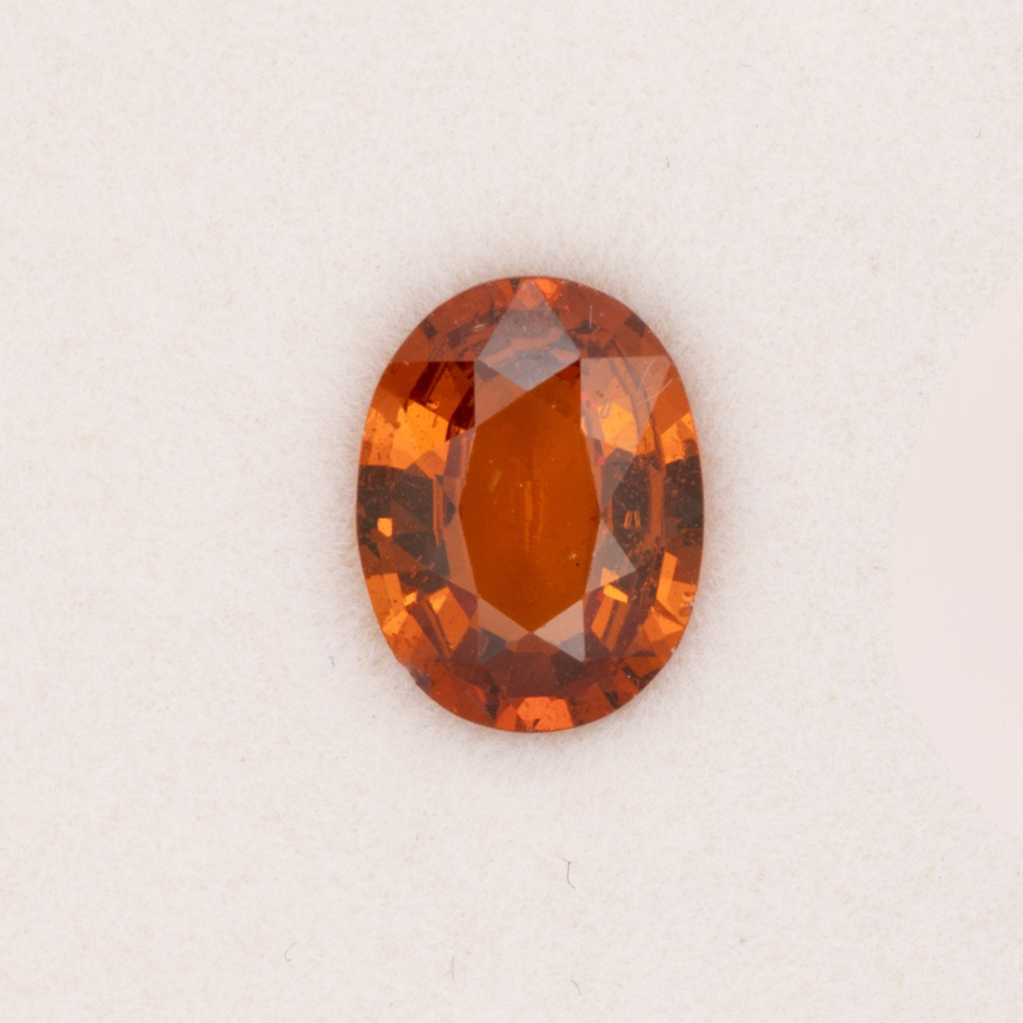 1.77ct Spessartite Garnet oval 8.9x6.8mm loose orange gemstone