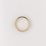 Men's Hammered Wedding Ring Band in 14K Solid Gold | Wide Band 7mm