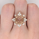 Nova Collection | Diamond Accent Ring Semi Mount