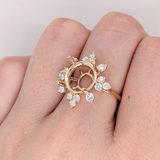 Nova Collection | Diamond Accent Ring Semi Mount