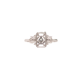 Mixed Diamond Accented Ring Semi Mount