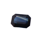 Emerald Cut Midnight Blue Sapphire