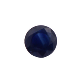 Round Midnight Blue Sapphire