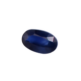 Heated Oval Midnight Blue Sapphire