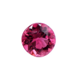 Round Natural Red Rubellite