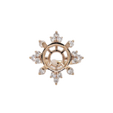 Nova Collection | Diamond Accent Ring Semi Mount