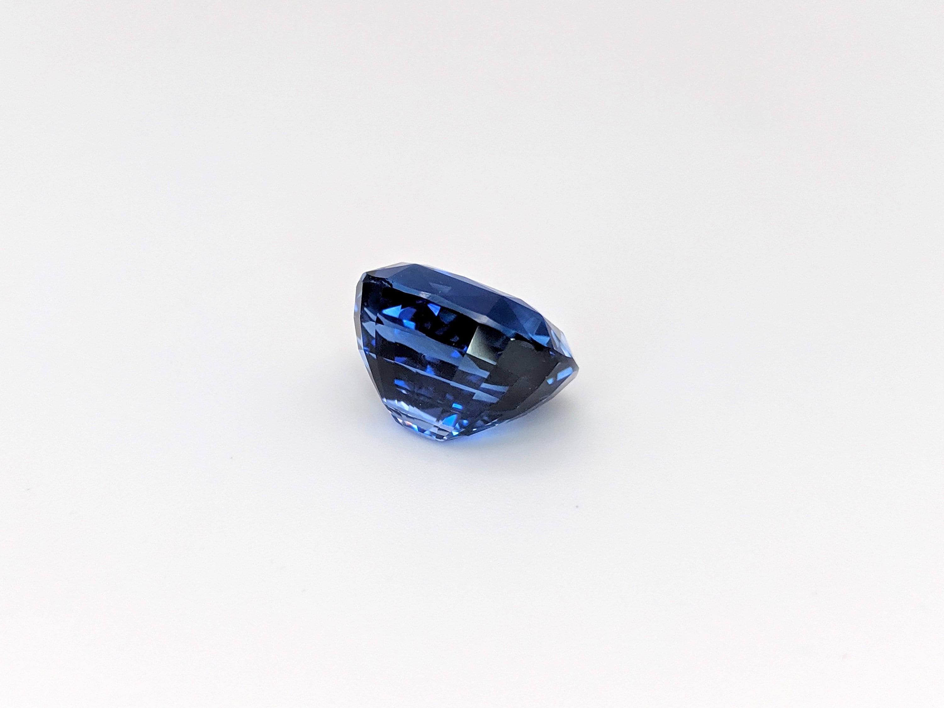 Gemstones-Natural Blue Sapphire Loose Gemstone Top Quality Cushion Shape, Faceted AAA Royal Blue Sapphire Loose Stone- 12x9.5mm 9.00cts - NNJGemstones