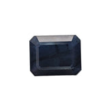 Gemstones-Australian Midnight Blue Sapphire | Heated | Emerald Cut 10x8mm | Loose Gemstone | September Birthstone | Jewelry Stone Setting - NNJGemstones