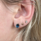 Natural Oval Cut London Blue Topaz – Calibrated Loose Faceted Gemstone for Jewelry Making