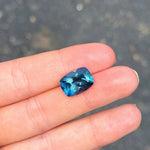 Gemstones-London Blue Topaz Loose Gemstone | Elongated Cushion Shape | 7x5mm 8x6mm 9x7mm 10x8mm 11x9mm 14x10mm| AAA | Stone Setting | Certified - NNJGemstones