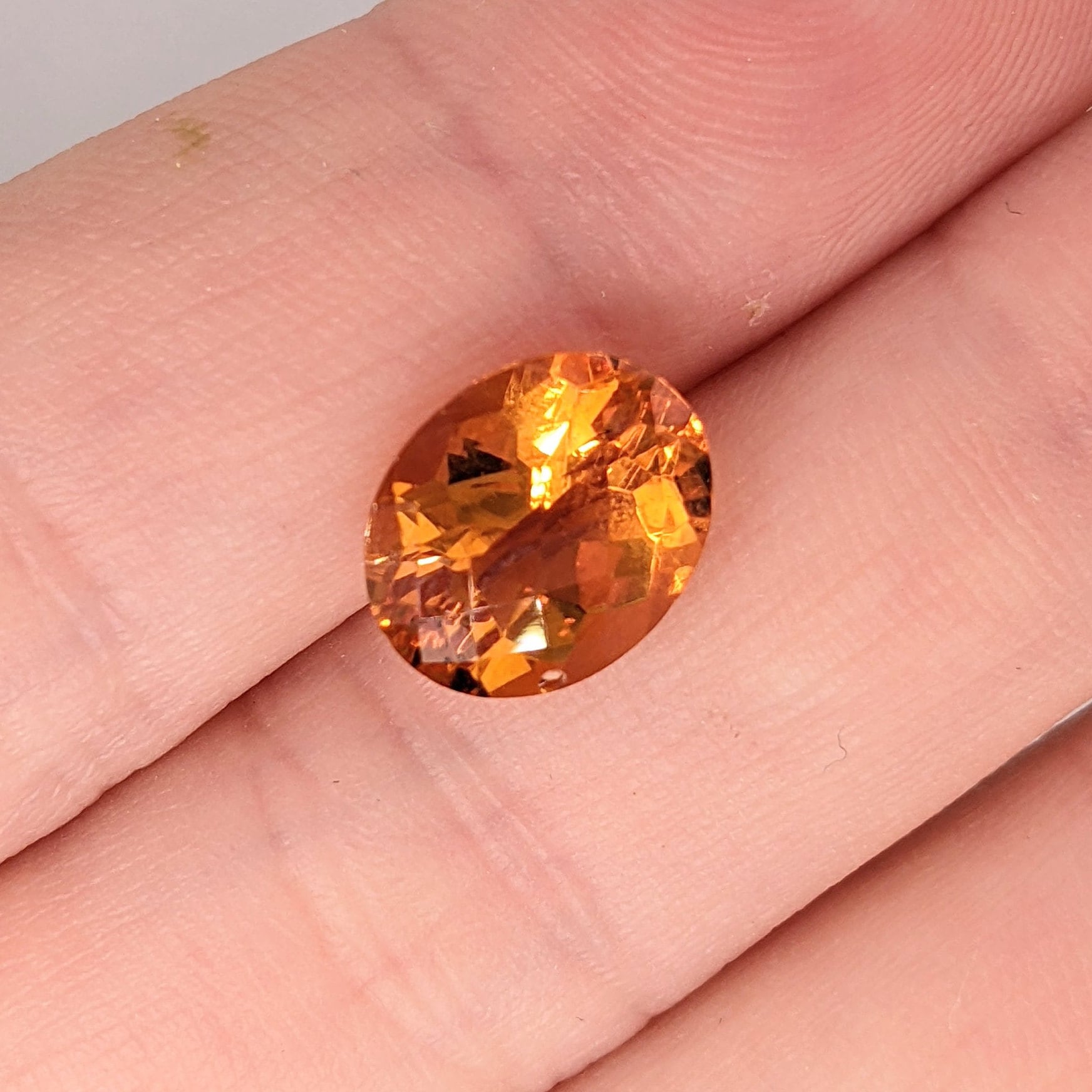 Gemstones-Certified Golden Citrine Loose Gemstones | Checker Top | Oval 7x5mm 8x6mm 11x9mm 14x10mm | Orange | November Birthstone | Stone Setting - NNJGemstones