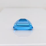 Gemstones-Swiss Topaz Natural Loose Gemstone | Emerald Cut 18.5x13.5mm 16x12mm 14x10mm | December Birthstone | Blue Jewelry Center Stone | Certified - NNJGemstones