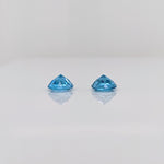 Gemstones-Loose Swiss Blue Topaz Natural Gemstones | Round | 5mm 6mm 7mm 8mm 9mm 10mm 11mm | December Birthstone | Jewelry Center Stone | Certified - NNJGemstones