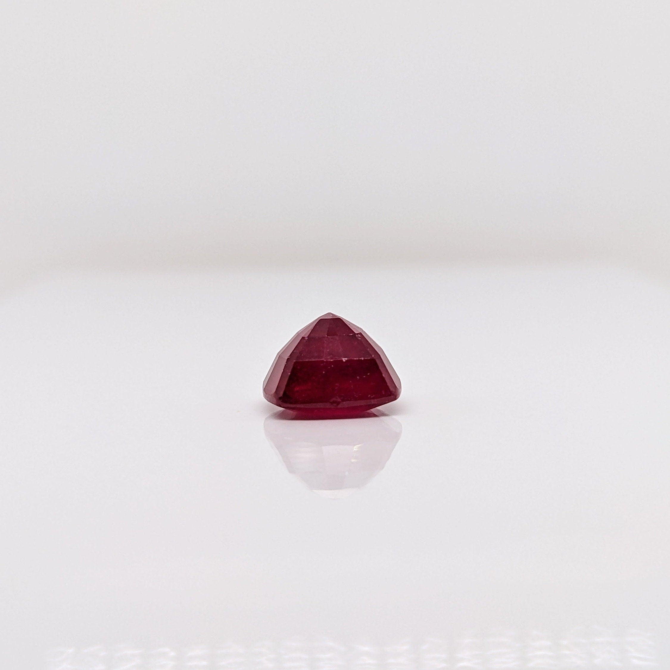 Gemstones-Natural Ruby Loose Gemstones | Cushion | 6mm 7mm 8mm 9mm | Pigeon Blood Red | Jewelry Setting | Fissure Filled | Certified - NNJGemstones