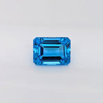 Gemstones-Swiss Topaz Natural Loose Gemstone | Emerald Cut 18.5x13.5mm 16x12mm 14x10mm | December Birthstone | Blue Jewelry Center Stone | Certified - NNJGemstones