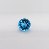 Gemstones-Loose Swiss Blue Topaz Natural Gemstones | Round | 5mm 6mm 7mm 8mm 9mm 10mm 11mm | December Birthstone | Jewelry Center Stone | Certified - NNJGemstones