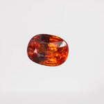 Gemstones-Vivid Orange Spessartine Garnet | Oval 8x6x5mm| January Birthstone | 2 Carats | Untreated | Orange Jewelry Center Stone - NNJGemstones