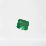 Gemstones-Vivid Green Colombian Emerald Natural Gemstone | Emerald Cut 6x5x4mm | Green Jewelry Center Stone | May Birthstone | 1 Carat - NNJGemstones