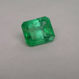 Gemstones-Vivid Green Colombian Emerald Natural Gemstone | Emerald Cut 6x5x4mm | Green Jewelry Center Stone | May Birthstone | 1 Carat - NNJGemstones