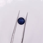 Gemstones-Midnight Blue Sapphire | Heated | Round 6mm | Loose Gemstone | September Birthstone | Jewelry Stone Setting - NNJGemstones