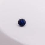 Gemstones-Midnight Blue Sapphire | Heated | Round 6mm | Loose Gemstone | September Birthstone | Jewelry Stone Setting - NNJGemstones