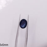 Gemstones-Midnight Blue Sapphire Loose Gemstone || Heated || Oval 7x5mm 8x6mm || Loose Gemstone || September Birthstone || Jewelry Stone Setting || - NNJGemstones