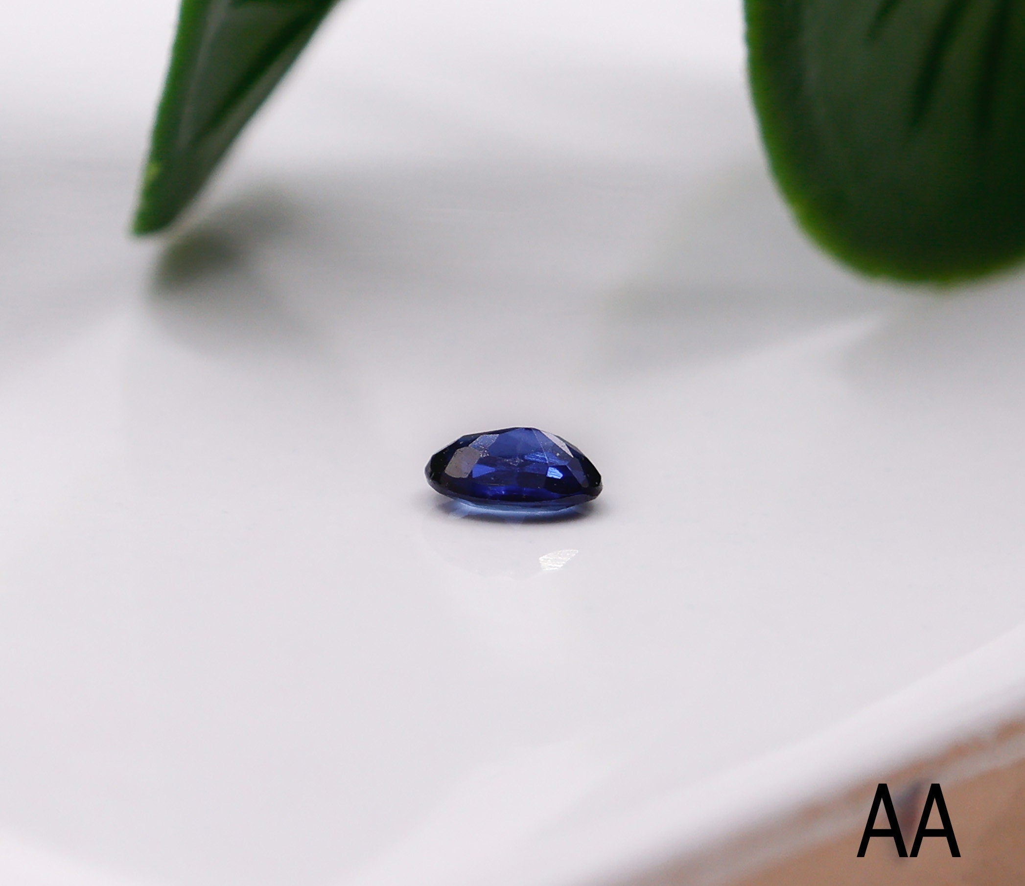 Gemstones-Midnight Blue Sapphire | Heated | Oval 4x3mm | Loose Gemstone | September Birthstone | Jewelry Stone Setting - NNJGemstones