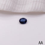 Gemstones-Midnight Blue Sapphire | Heated | Oval 4x3mm | Loose Gemstone | September Birthstone | Jewelry Stone Setting - NNJGemstones