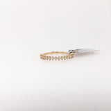 Bands-Unique Stackable Band Design w Natural Earth Mined Diamonds in Solid 14k Gold | April Birthstone | Anniversary | Promise Band | Fine Jewelry - NNJGemstones