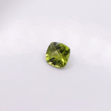 Gemstones-Certified Arizona Peridot Loose Gemstone | Cushion Cut 10mm | Green Gem | August birthstone | Stone Setting | Gemstone Jewelry | Natural - NNJGemstones