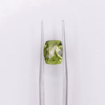 Gemstones-Certified Arizona Peridot Loose Gemstone | Cushion Shape 8x6mm, 9x7mm, 11x9mm | Green Gem | August Birthstone | Checker Top | Radiant Cut | - NNJGemstones