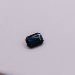 Gemstones-Midnight Blue Sapphire Loose Gemstone || Heated || Emerald Cut 7x5mm || Loose Gemstone || September Birthstone || Jewelry Stone Setting || - NNJGemstones