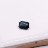 Gemstones-Midnight Blue Sapphire Loose Gemstone || Heated || Emerald Cut 7x5mm || Loose Gemstone || September Birthstone || Jewelry Stone Setting || - NNJGemstones