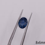 Gemstones-Midnight Blue Sapphire Loose Gemstone || Heated || Oval 7x5mm 8x6mm || Loose Gemstone || September Birthstone || Jewelry Stone Setting || - NNJGemstones