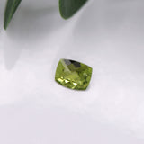 Gemstones-Certified Arizona Peridot Loose Gemstone | Cushion Shape 8x6mm, 9x7mm, 11x9mm | Green Gem | August Birthstone | Checker Top | Radiant Cut | - NNJGemstones