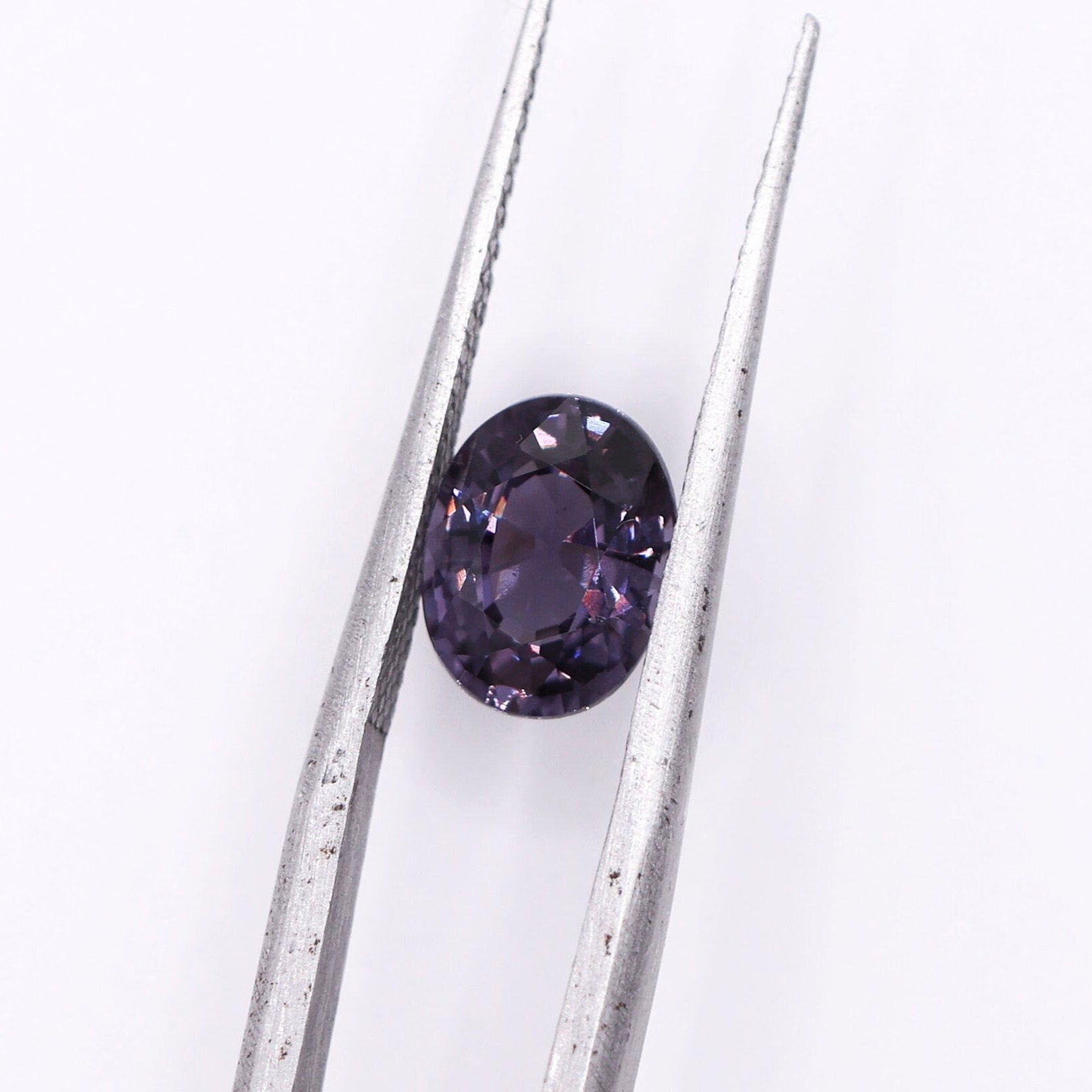 Gemstones-Purple Spinel Loose Gemstone || Oval 8x6.15mm || August Birthstone || Customizable || Untreated || Purple Jewelry Center Stone || - NNJGemstones