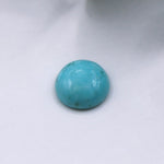 Gemstones-Natural Sleeping Beauty Turquoise Loose Gemstone || Round Cabochon 7mm || Jewelry Design || Stone Setting || Customizable || - NNJGemstones