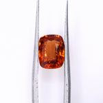 Gemstones-Orange Spessartine Garnet | Cushion 9x7mm| January Birthstone | Customizable | Untreated | Orange Jewelry Center Stone | - NNJGemstones