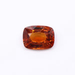 Gemstones-Orange Spessartine Garnet | Cushion 9x7mm| January Birthstone | Customizable | Untreated | Orange Jewelry Center Stone | - NNJGemstones