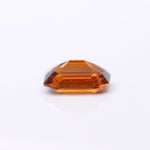 Gemstones-Orange Spessartine Garnet | Emerald Cut 8x6mm| January Birthstone | Customizable | Untreated | Orange Jewelry Center Stone | - NNJGemstones