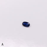 Gemstones-Midnight Blue Sapphire | Heated | Oval 5x3mm | Loose Gemstone | September Birthstone | Jewelry Stone Setting - NNJGemstones