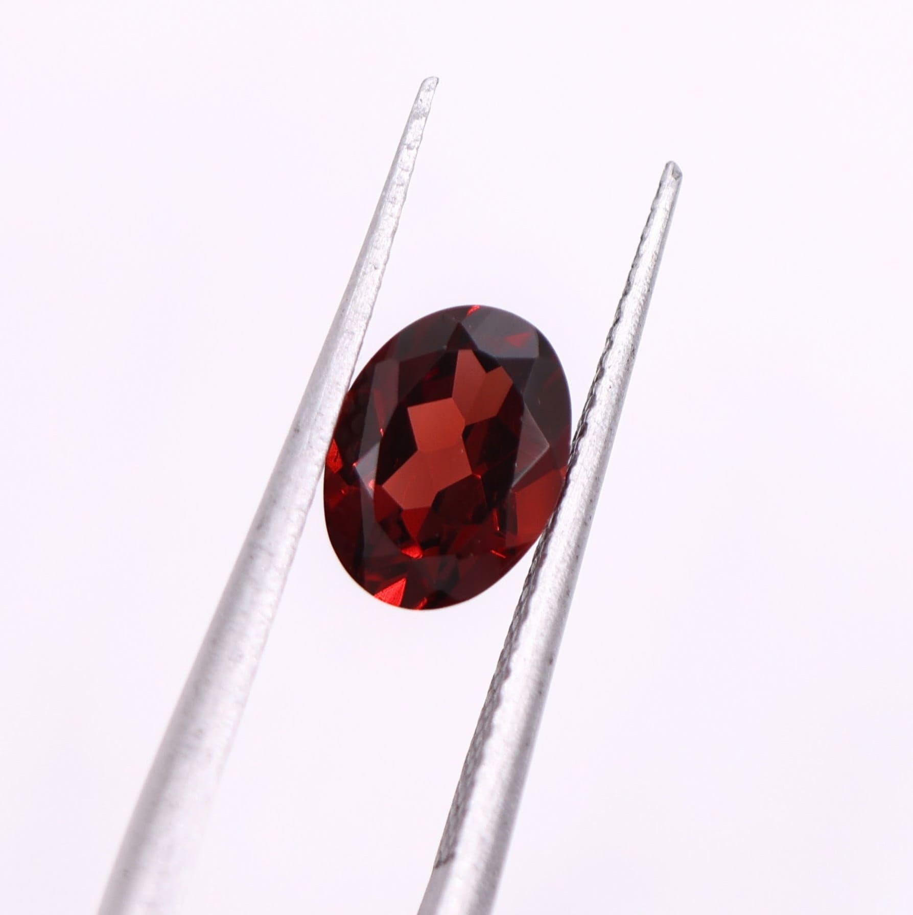 Gemstones-Natural and Untreated Red Garnet Loose Gemstones | Oval 6x4mm 7x5mm 8x6mm | January Birthstone | Customizable | Single or Pair | - NNJGemstones