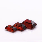 Gemstones-Natural and Untreated Red Garnet Loose Gemstones | Emerald Cut 6x4mm 7x5mm 8x6mm | January Birthstone | Customizable | Single or Pair | - NNJGemstones