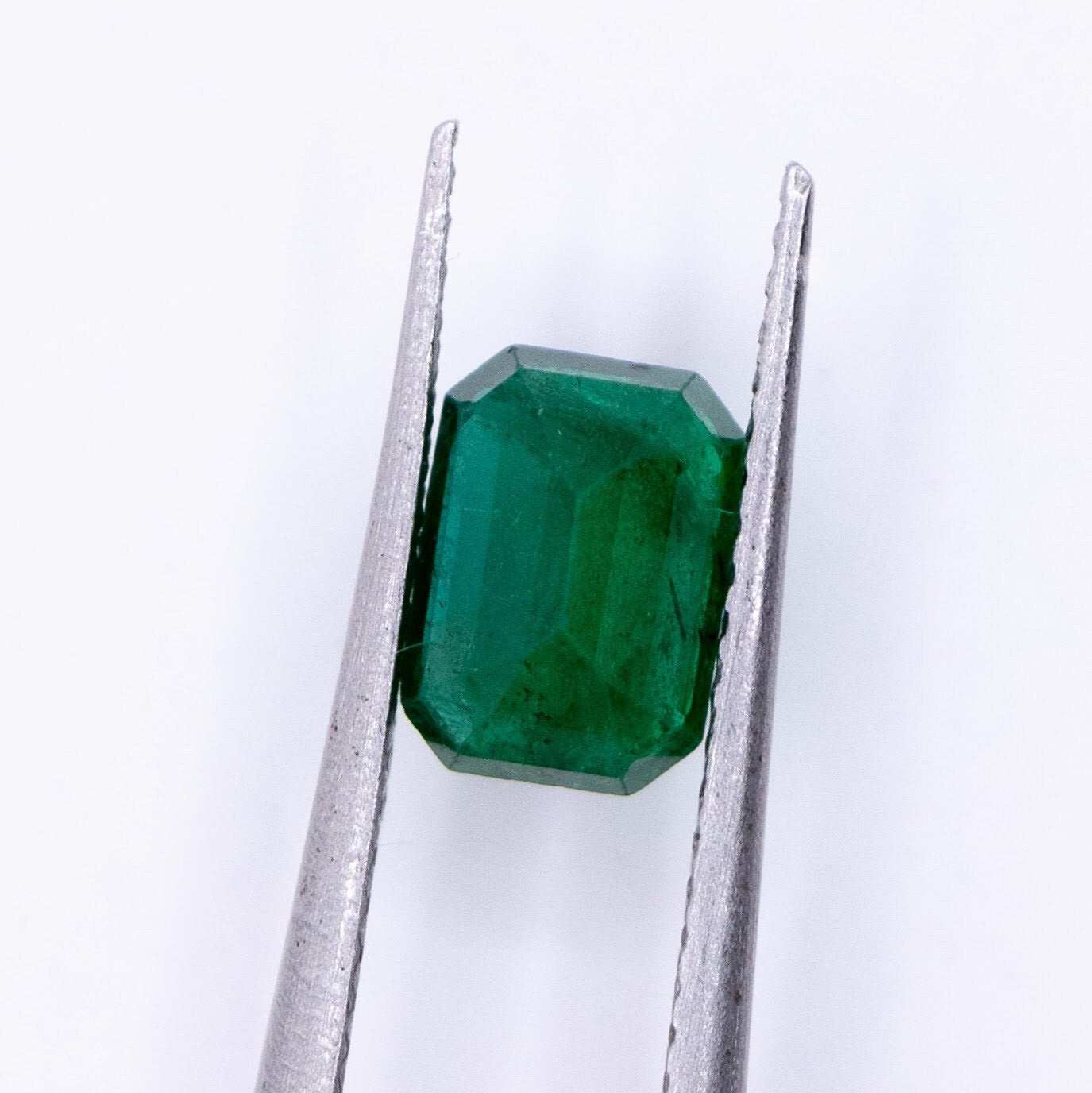 Gemstones-Zambian Emerald Loose Gems | Emerald Cut 7x5mm | May | AAA Natural Earth Mined | Green Center Stone | Semi Mount | One Carat | - NNJGemstones