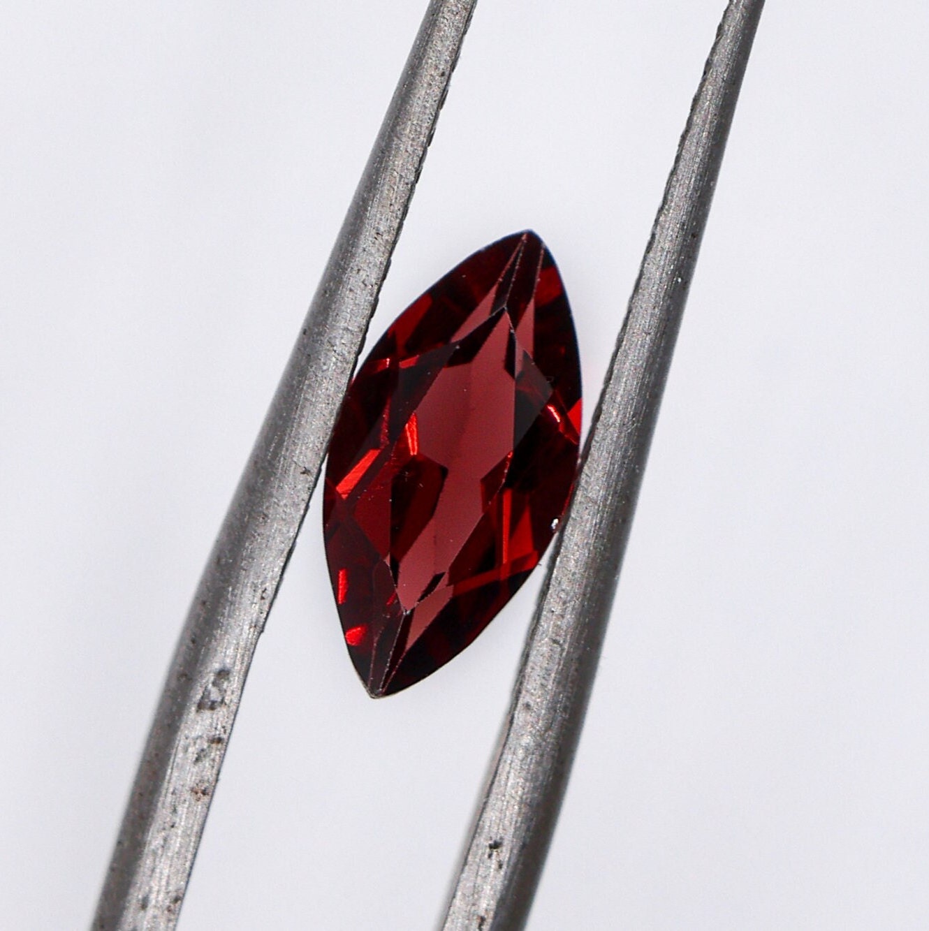 Gemstones-Natural and Untreated Red Garnet Loose Gemstones || Marquise 10x5mm || January Birthstone || Customizable || Single or Pair || - NNJGemstones
