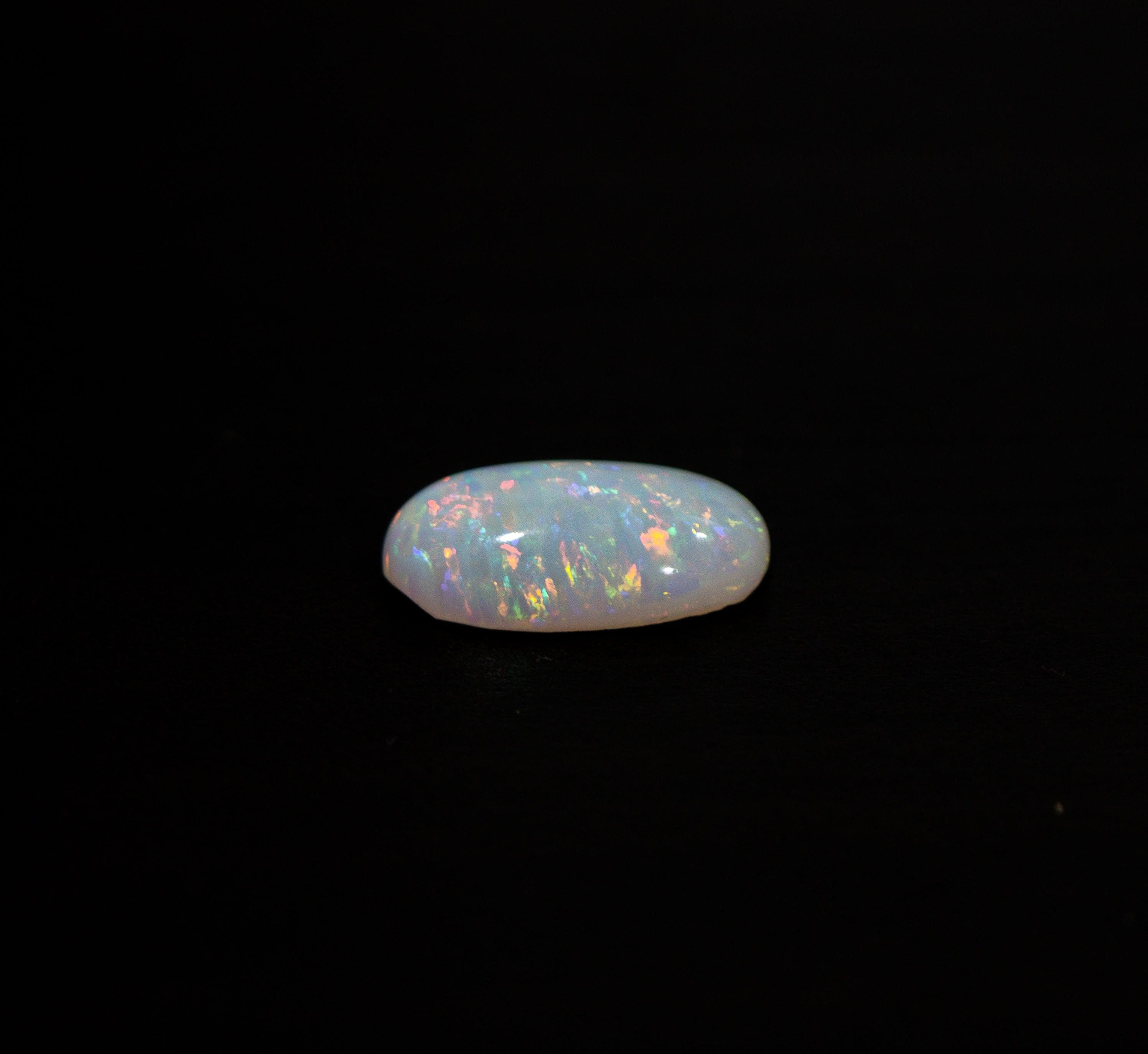 Gemstones-Stunning Elongated Brazilian Opal Loose Gemstone || Oval 13x7mm || Loose Gemstone || October Birthstone || Customizable || - NNJGemstones