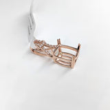 Pave Diamond Bail Pendant Semi Mount in Solid 14k Gold | Cushion | Gemstone Necklace Setting | Minimal | Daily Wear | Customizable