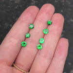 Natural and Untreated Green Tsavorite Garnet Loose Gemstones | Round 4mm 5mm | January Birthstone | Jewelry Center Stone | Pair | Semi Mount