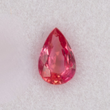 AAA Ceylon Padparadscha Sapphire 0.43ct Pear 6x4mm – Natural Earth Mined Heat Treated Loose Gemstone – One Stone