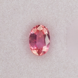 AAA Ceylon Padparadscha Sapphire 0.63ct Oval 6.1x4.2mm – Natural Earth Mined Heat Treated Loose Gemstone – One Stone